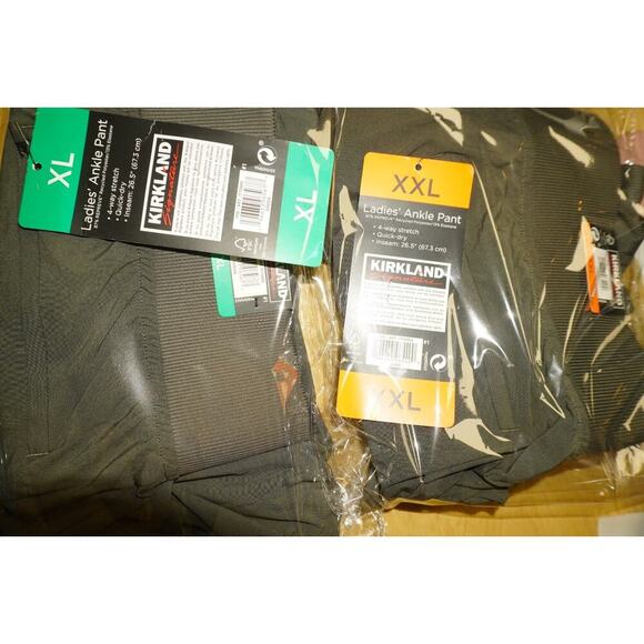 Kirkland Signature Women’s Ankle Pants Green Size XL & XXL Stretch Comfort - Picture 3 of 3